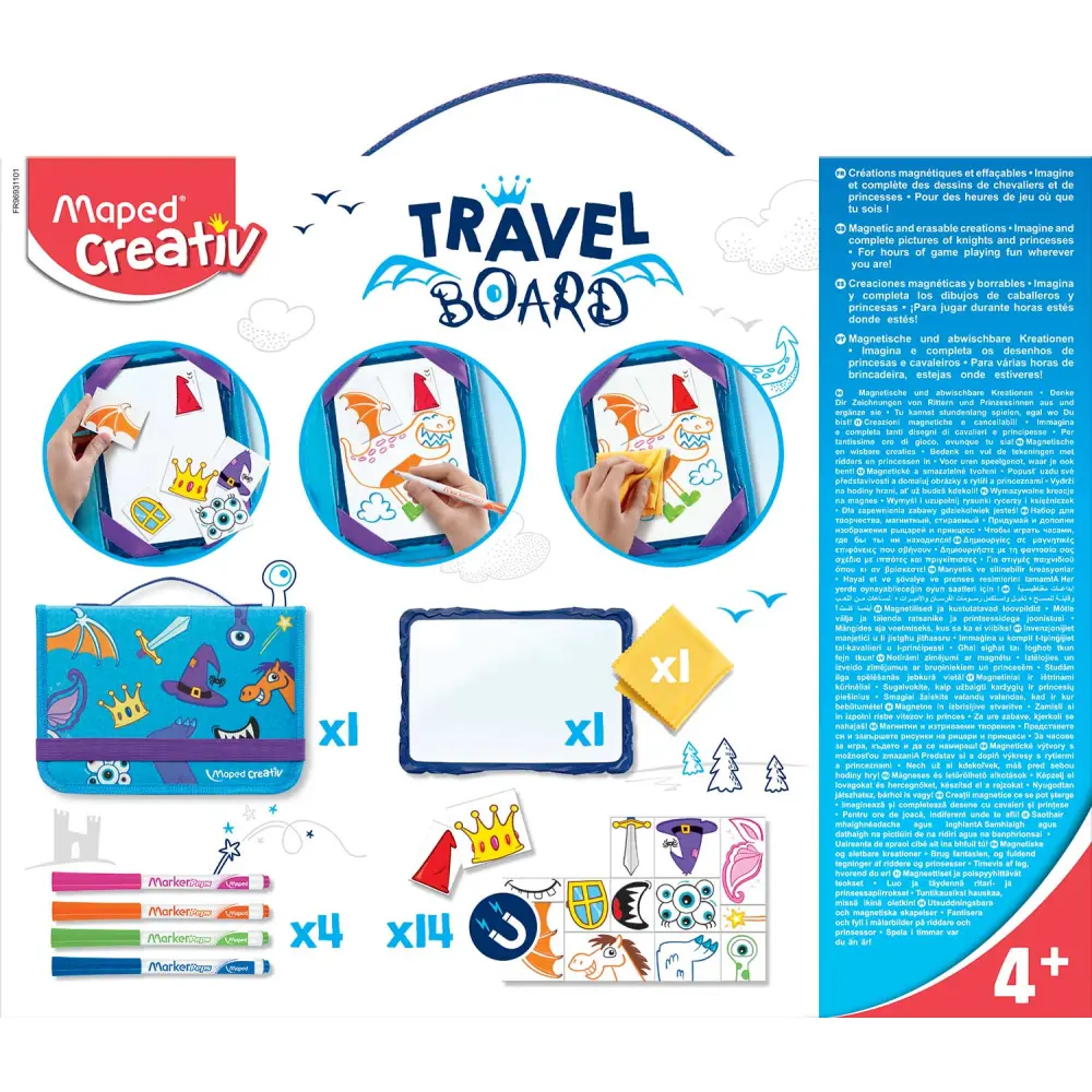 Kreativni set MAPED travel magnet