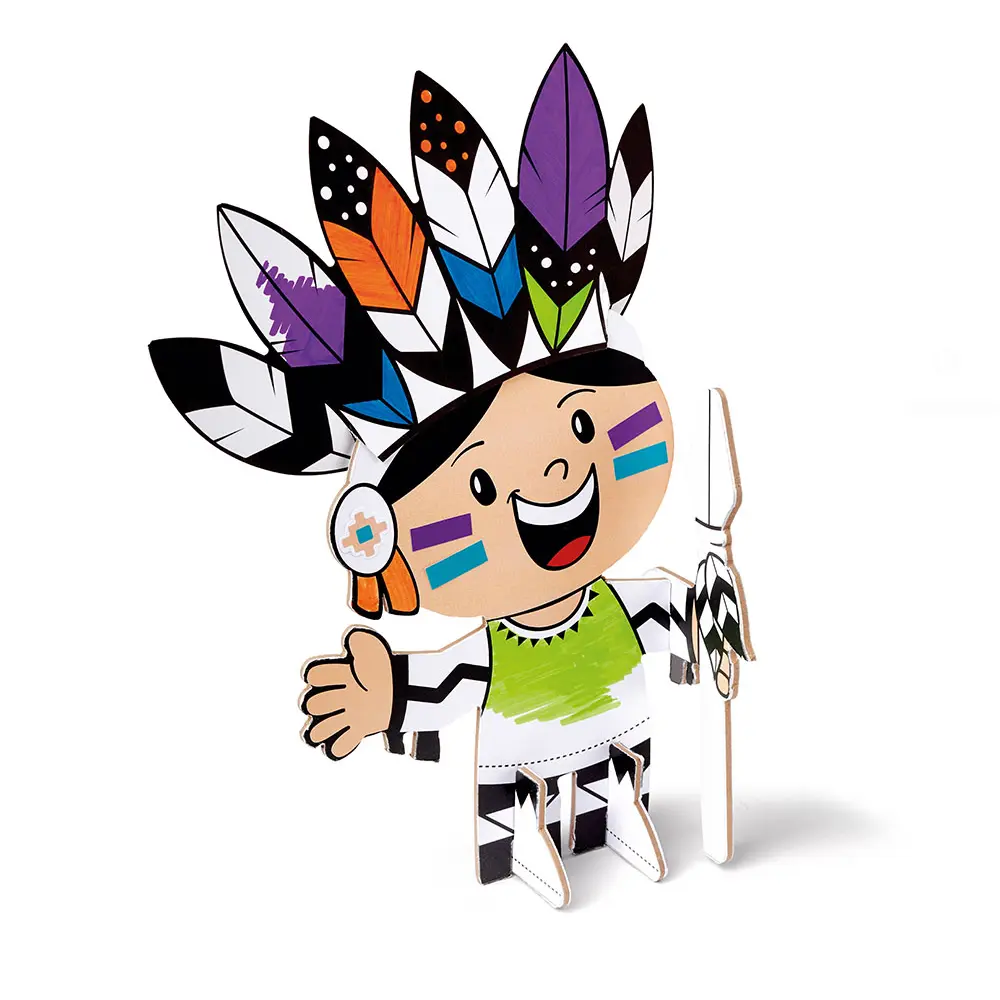 Kreativni set MAPED indijanski tabor 