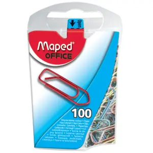 Sponke za papir Maped 25mm 100/1 barvne 