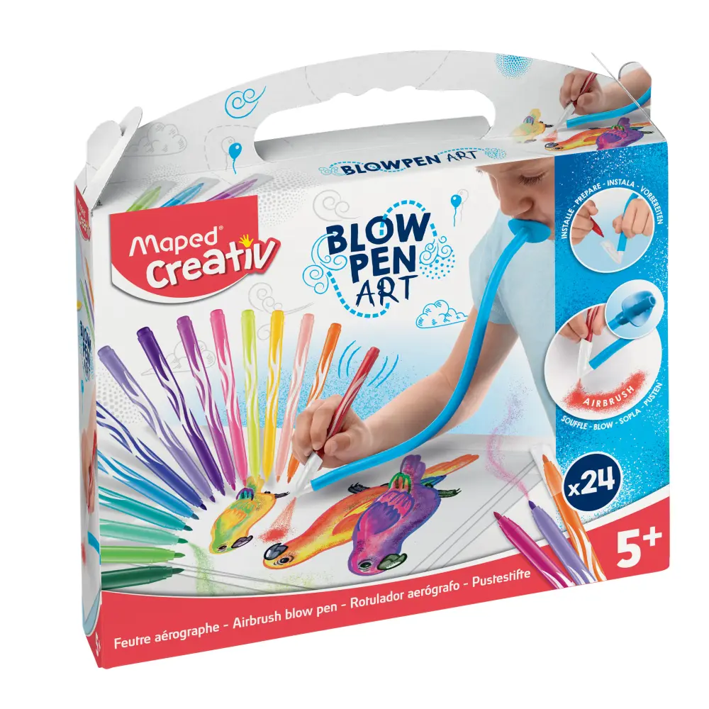 Kreativni set MAPED BLOW PEN ART