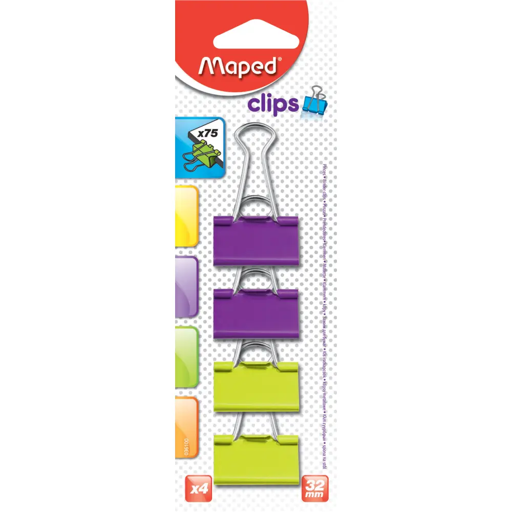 Sponke za papir Maped Binder 32mm 4/1