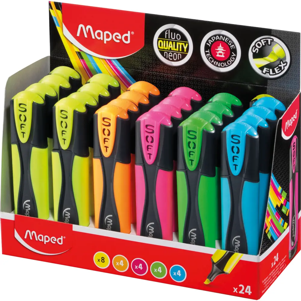 MARKER FLUO MAPED DISPLAY 24/1