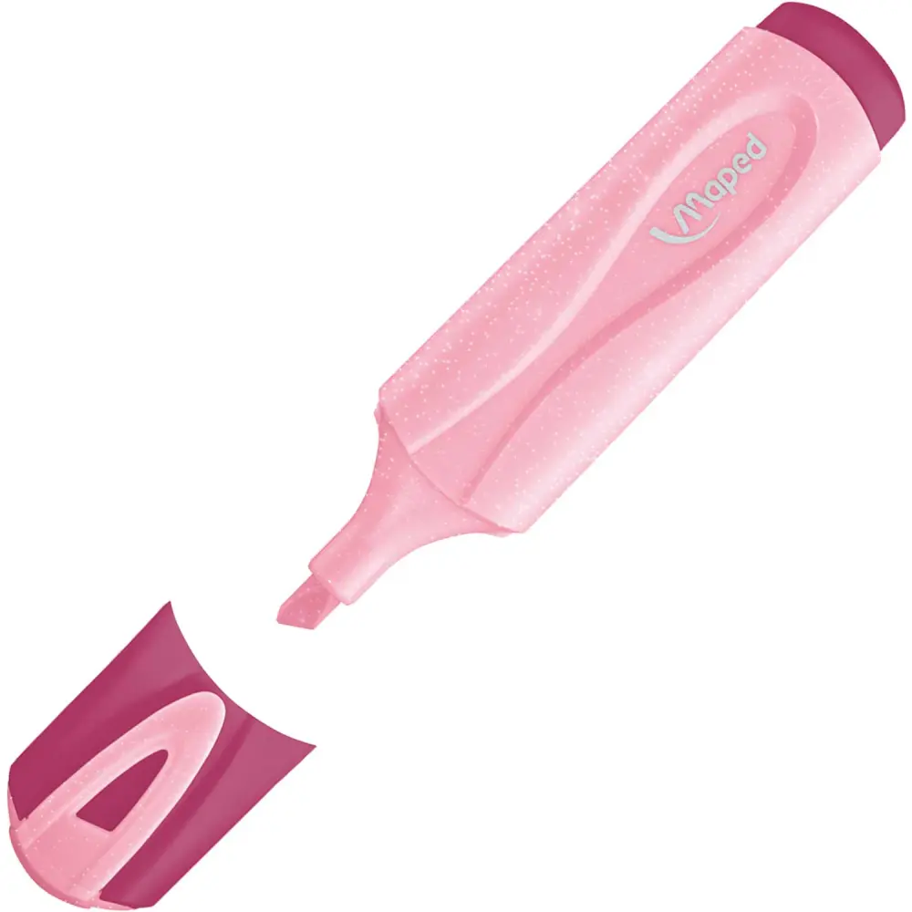 MARKER FLUO MAPED PASTEL GLITTER 4/1 - B