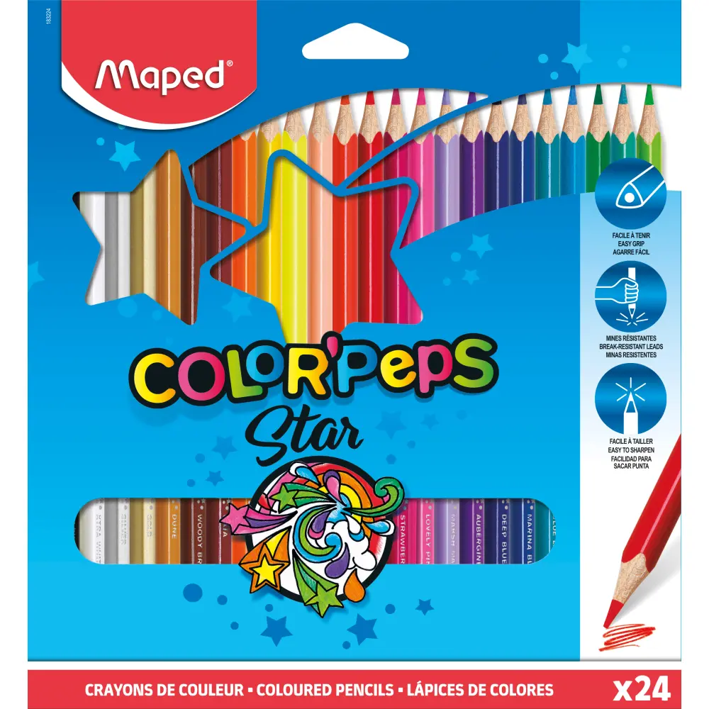 Barvice MAPED Color'peps Star 24/1