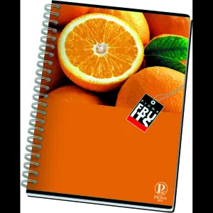 Špiralni zvezek Pigna Fruits A4 mali kar