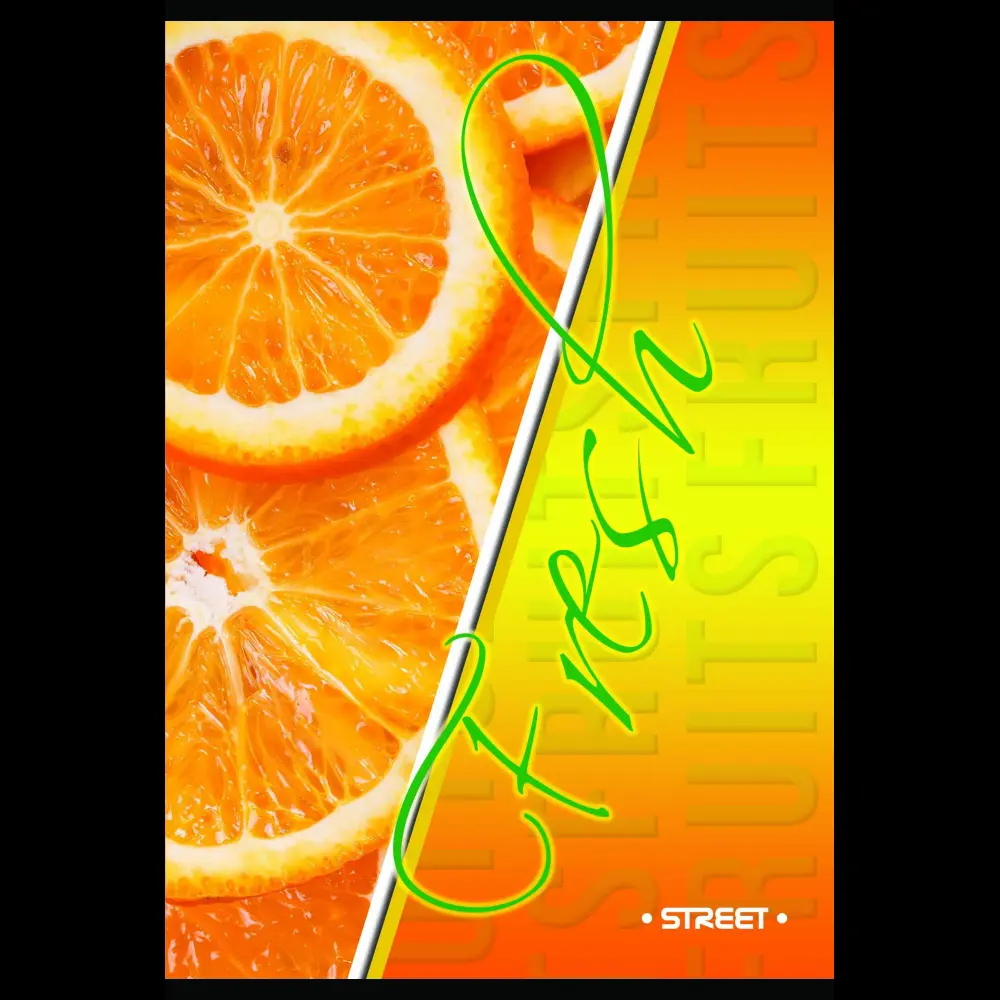 Zvezek Street1 A4 visoki karo