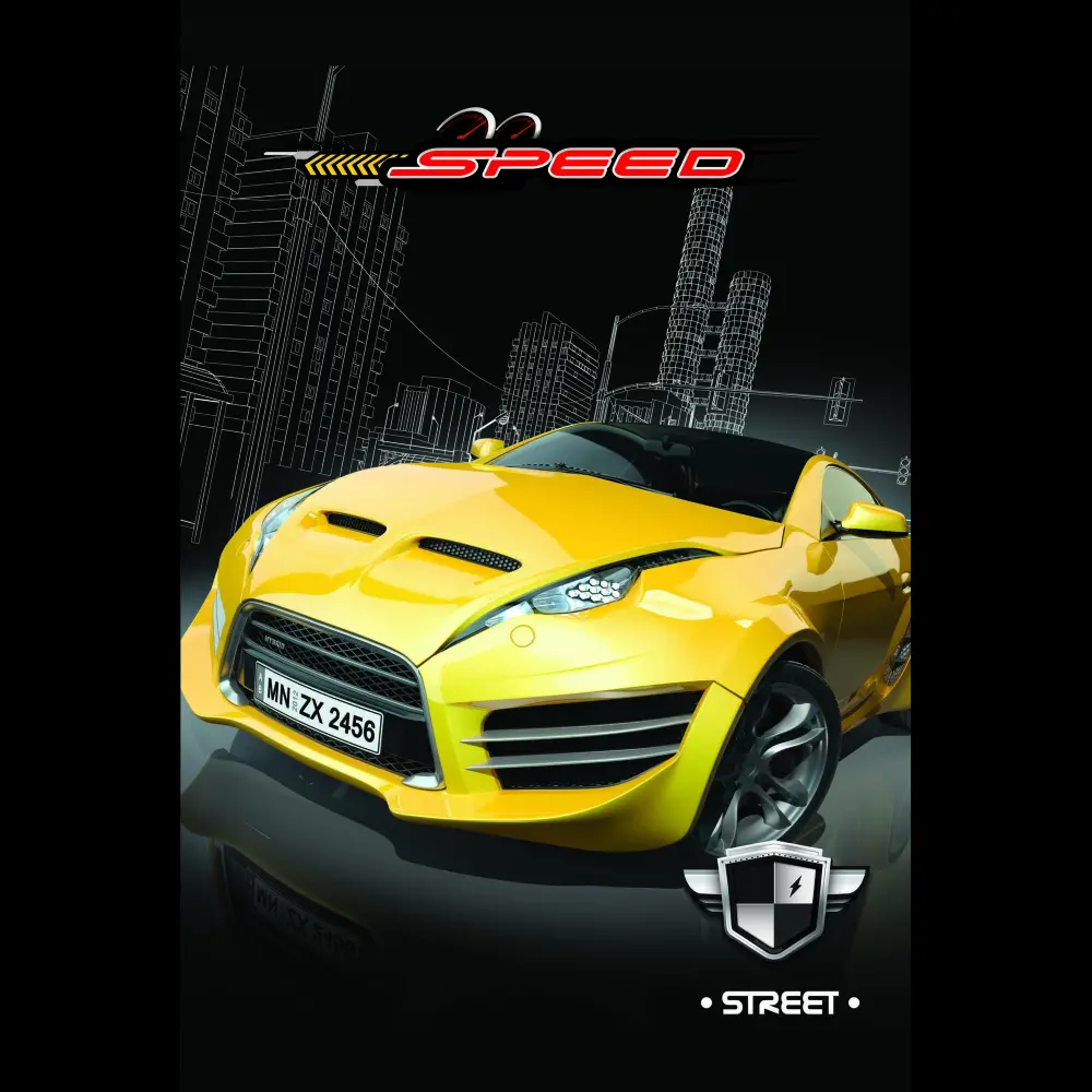 Zvezek Street2 A5 latajn