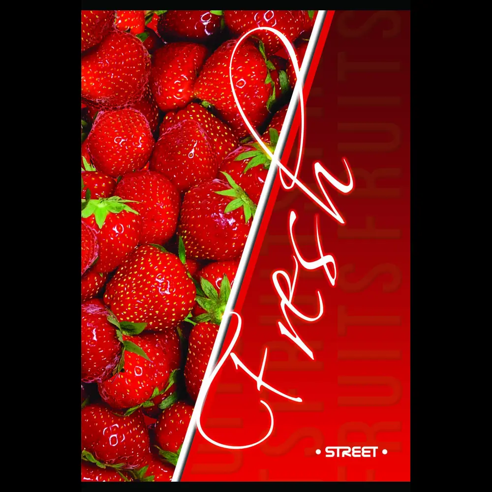 Zvezek s trdimi platnicami Street A4 črt