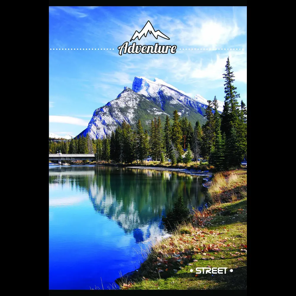 Zvezek s trdimi platnicami Street A4 vis