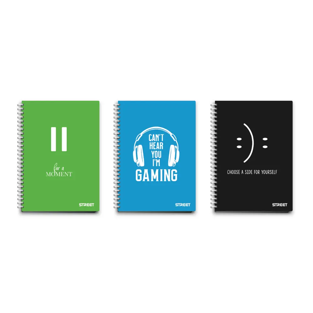 Špiralni zvezek Neon A4 črte