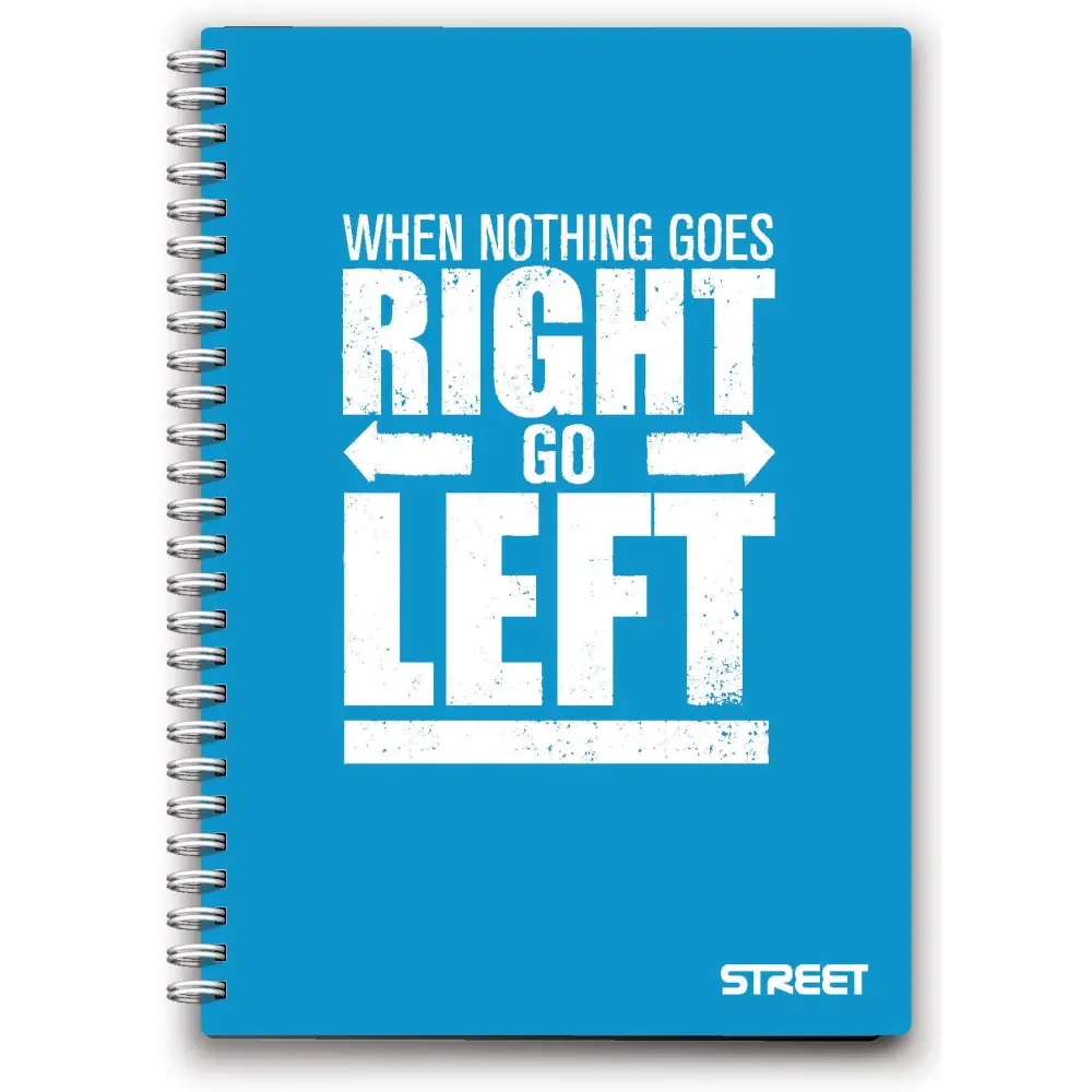 Špiralna beležka Neon A6 črte