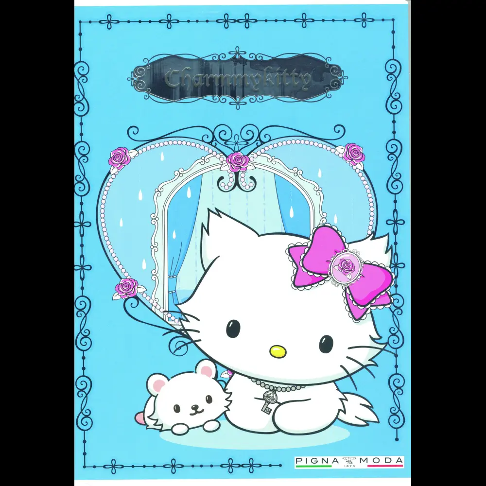 Zvezek Pigna Charmmy Kitty Frames A4 črt
