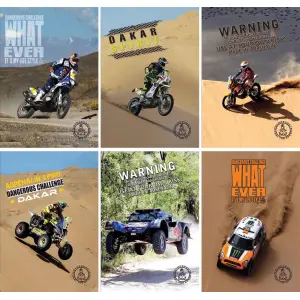 Zvezek Dakar A4 mali karo