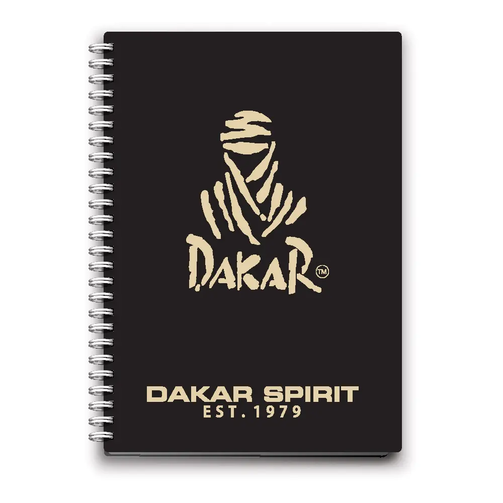 Špiralna beležka A6, DAKAR 
