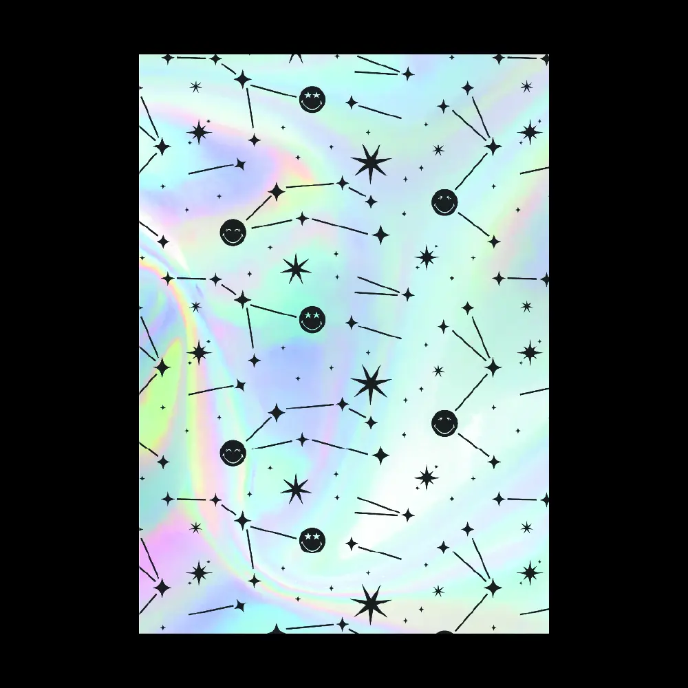 Zvezek Smiley A4 črte z robom