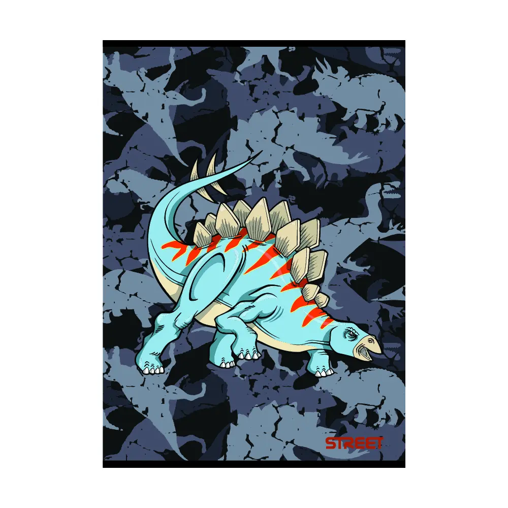 ZVEZEK STREET DINOSAURS A4 BI 54L