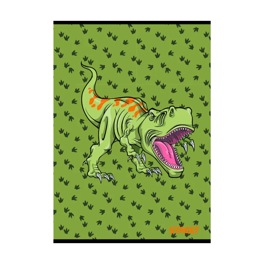 ZVEZEK STREET DINOSAURS A5 OC 54L