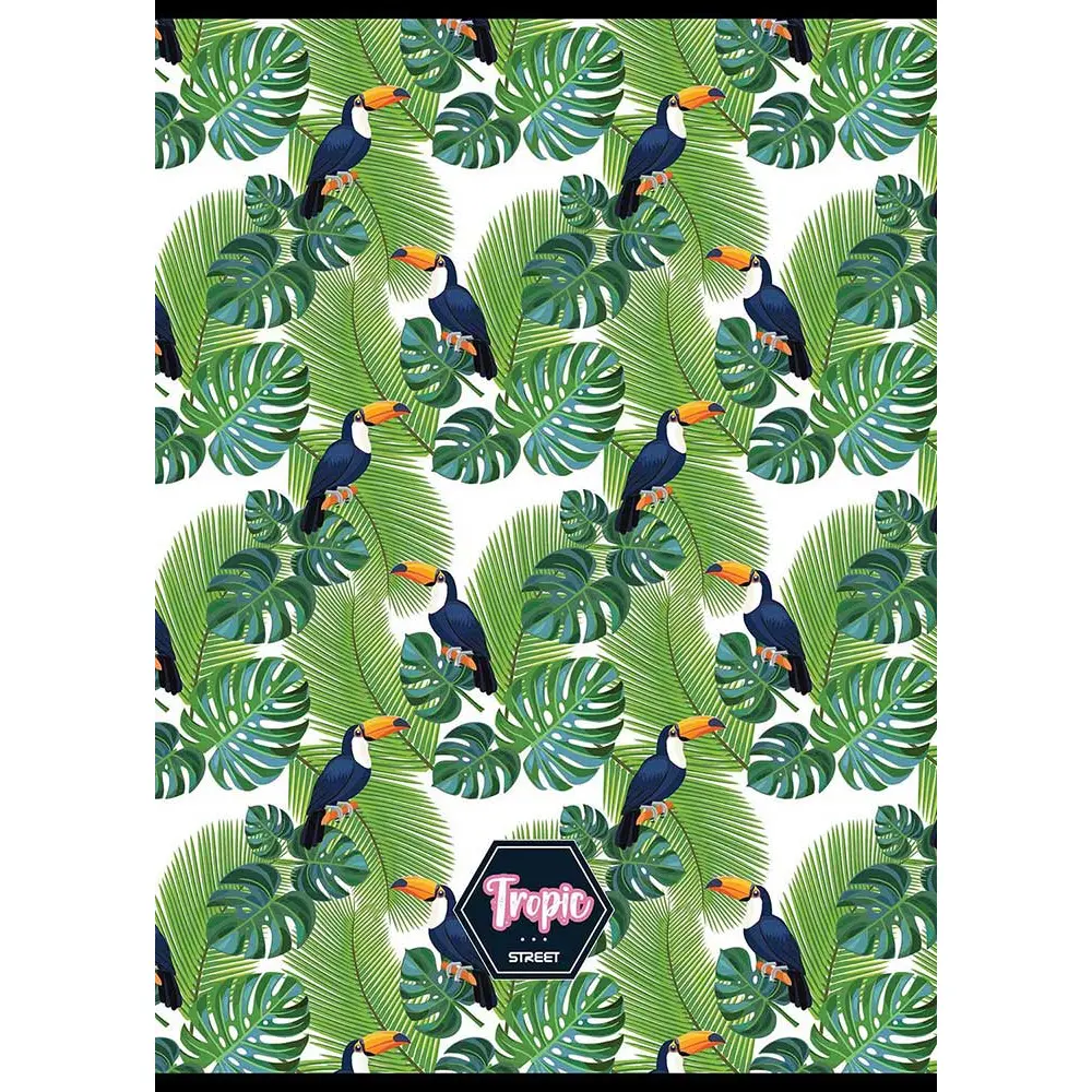 Zvezek Street Tropic A4 mali karo