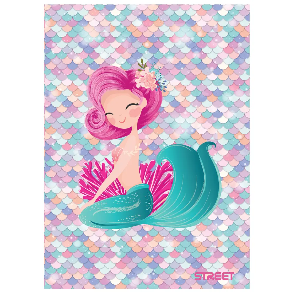 ZVEZEK STREET MERMAID A4 OC 54L