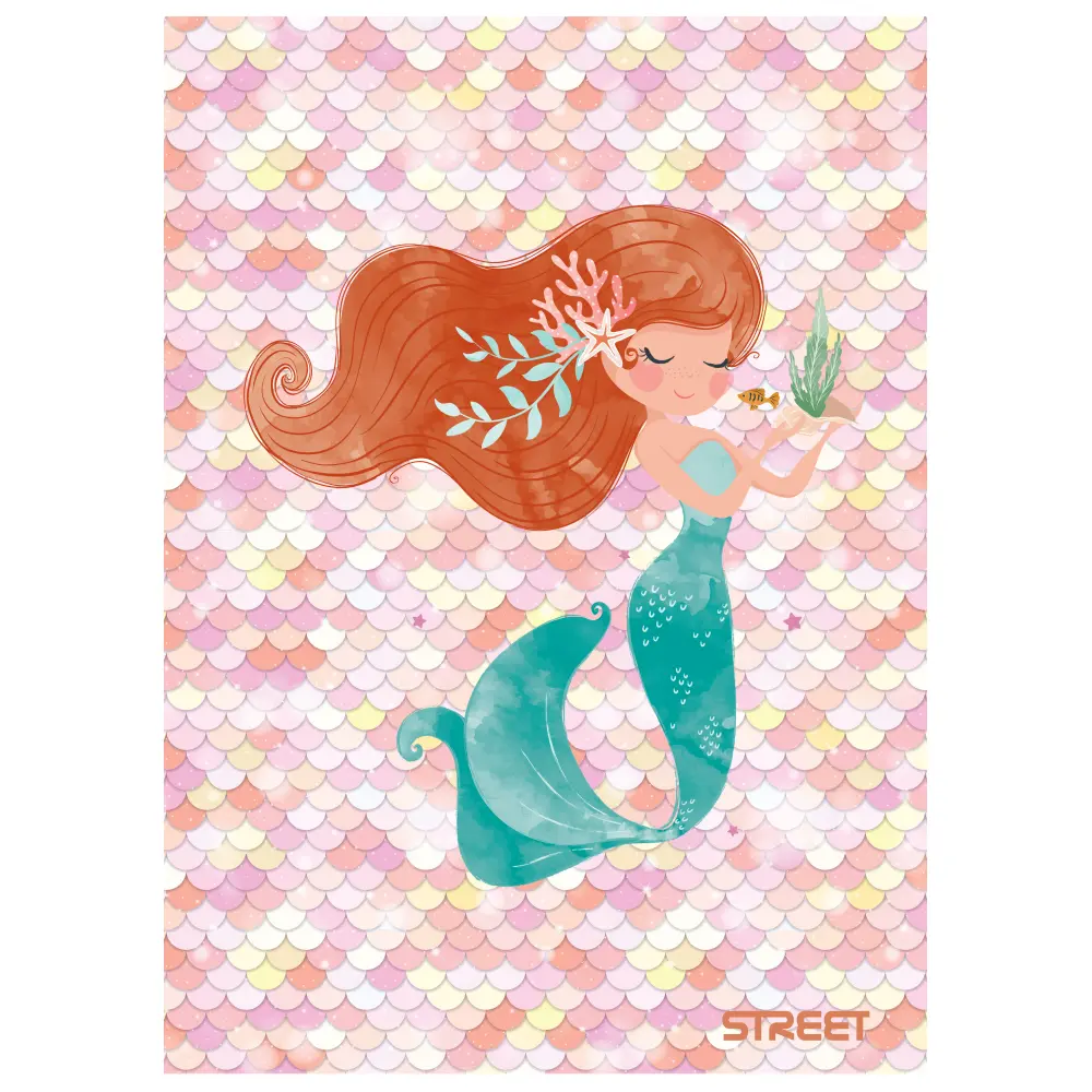 ZVEZEK STREET MERMAID A4 OC 54L