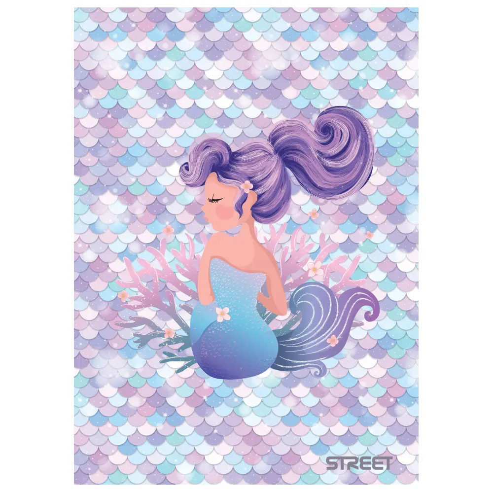 ZVEZEK STREET MERMAID A4 5M 54L