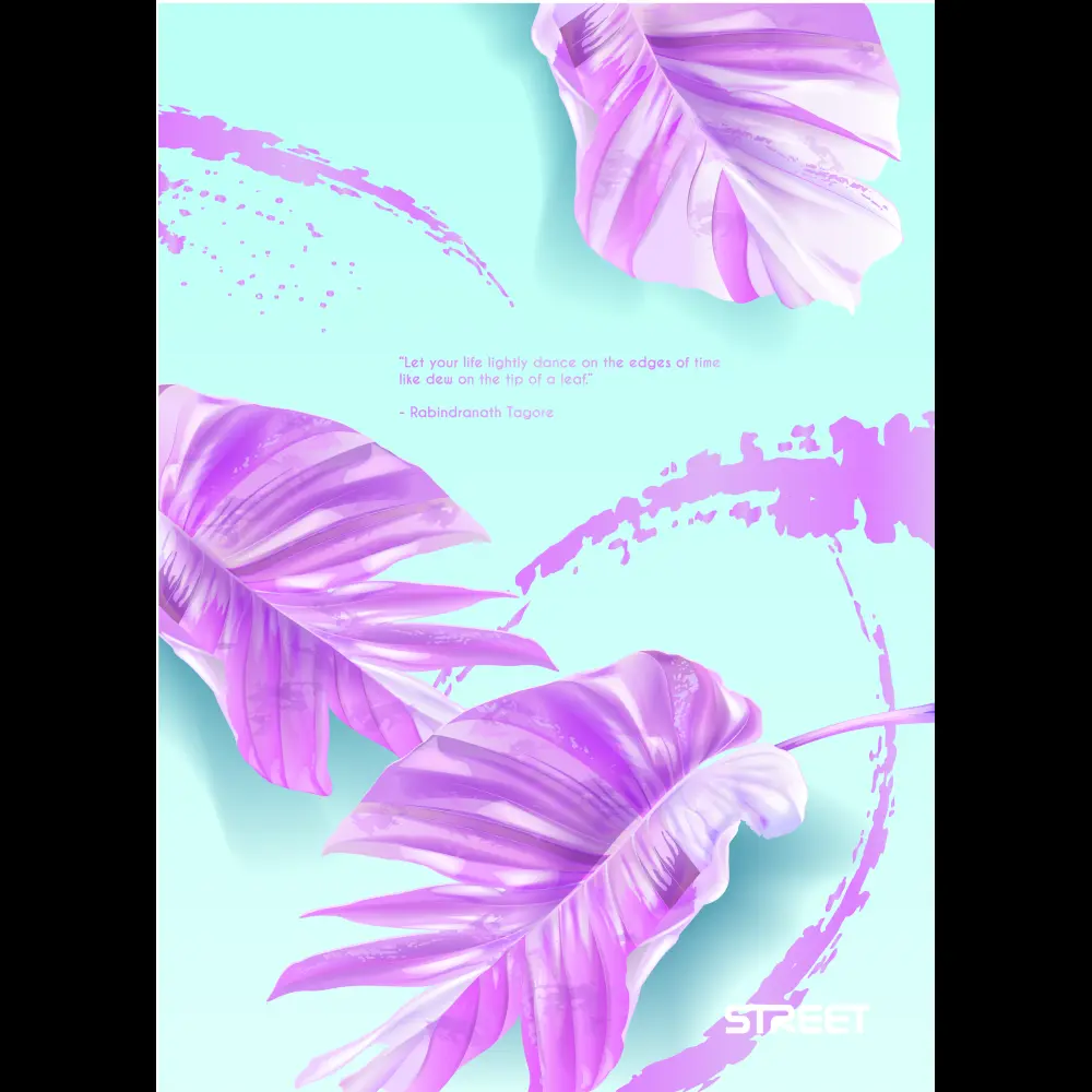 Zvezek Street Botanic A4 črte 