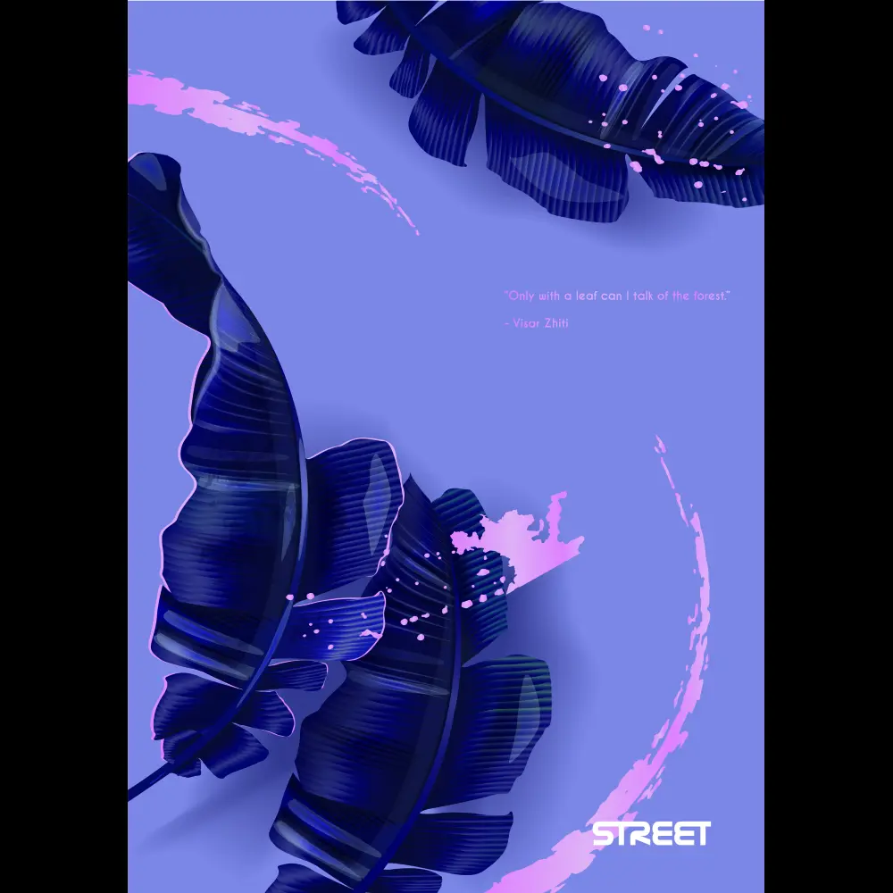 Zvezek Street Botanic A4 črte 