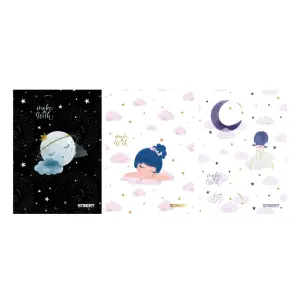 ZVEZEK STREET BLACK&GOLD A4 1R 54L