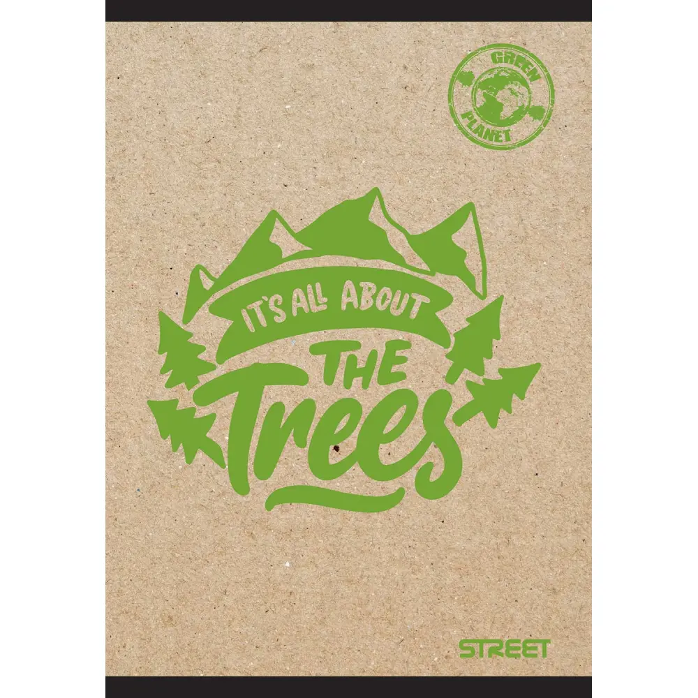 Zvezek Street Nature A4 mali karo