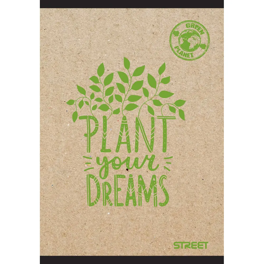 Zvezek Street Nature A4 mali karo