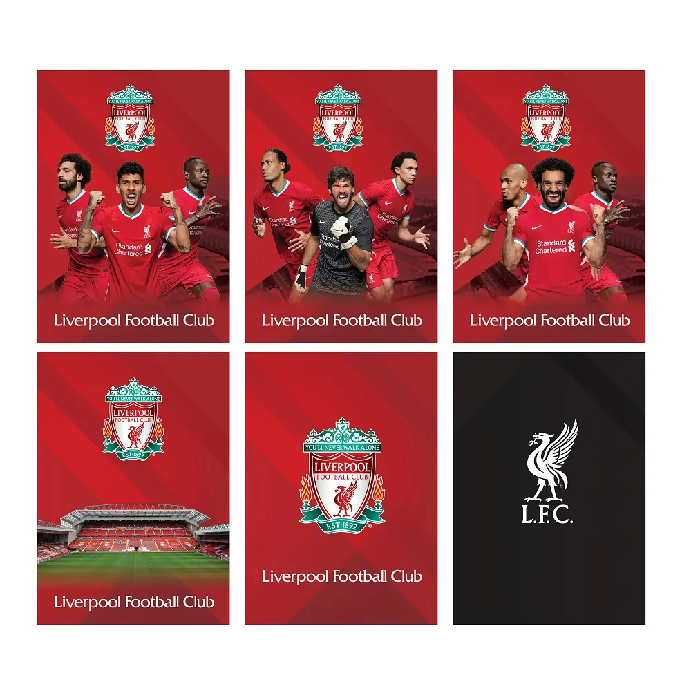 Zvezek Liverpool A4 črte brezčrtni