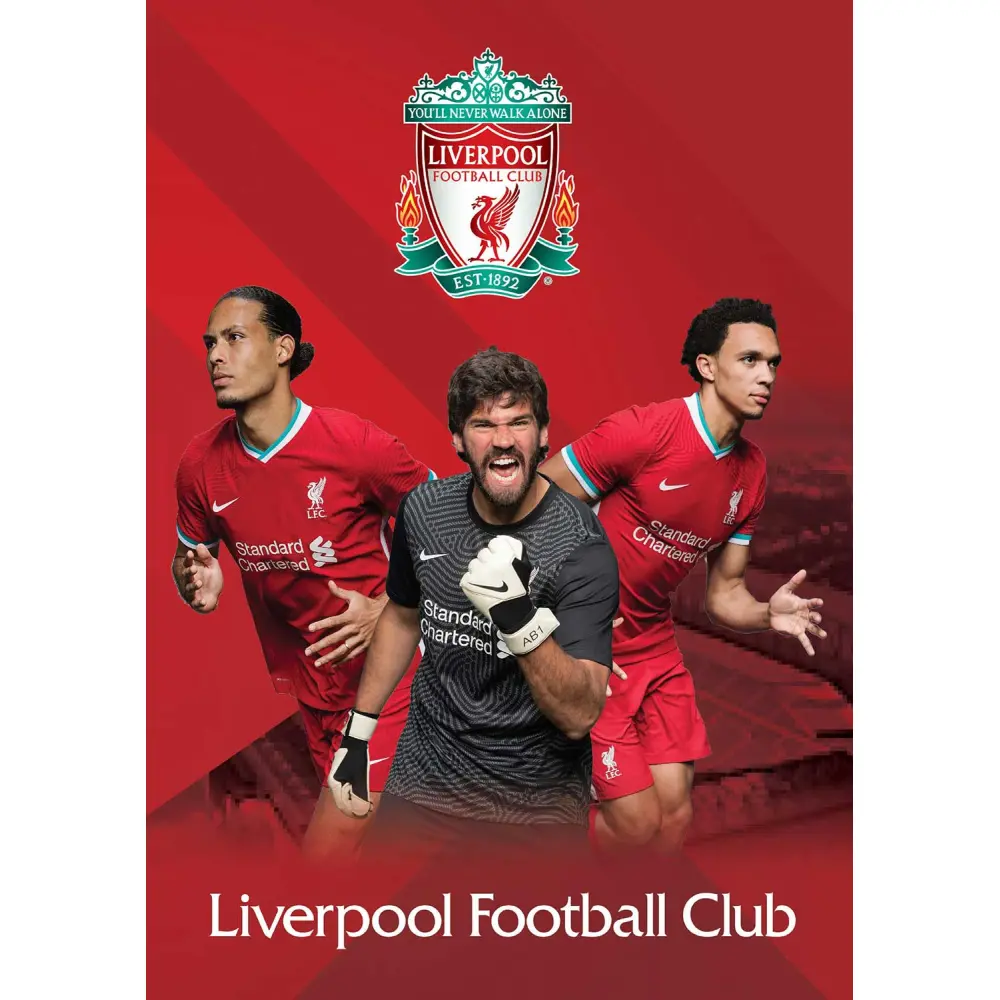 Zvezek Liverpool A4 črte brezčrtni
