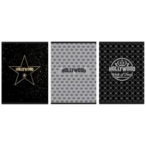 Zvezek Hollywood A5 črte z robom