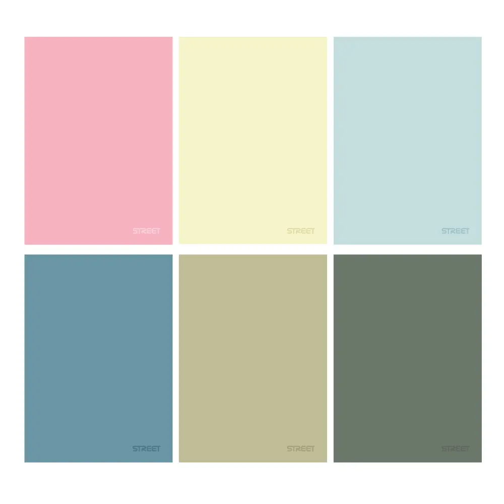 ZVEZEK STREET COLOURS A4 VIS.KARO 54L