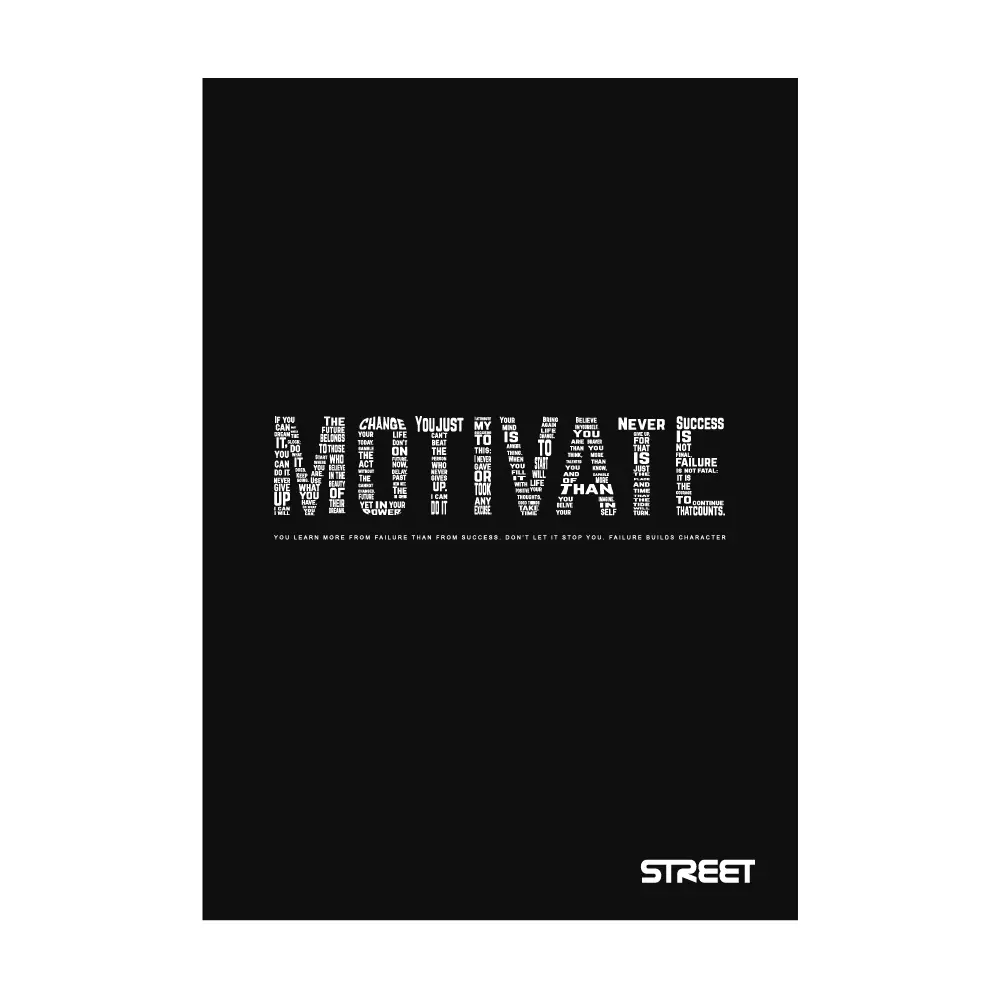 ZVEZEK STREET BLACK&WHITE A4 OC 54L