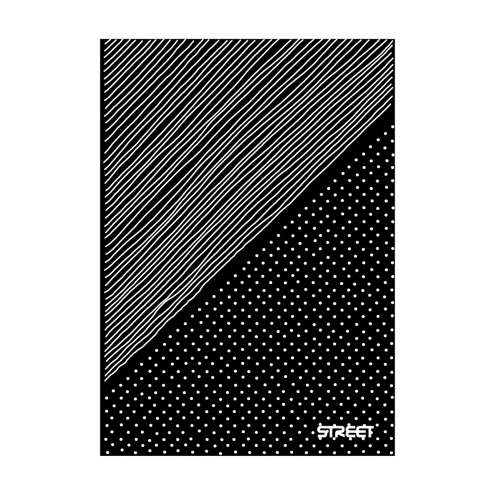 ZVEZEK STREET BLACK&WHITE A4 OC 54L