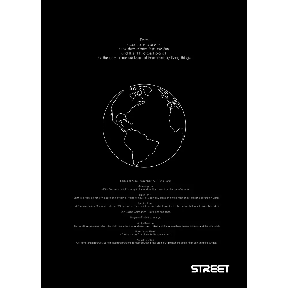 ZVEZEK STREET BLACK&WHITE A4 5M 54L