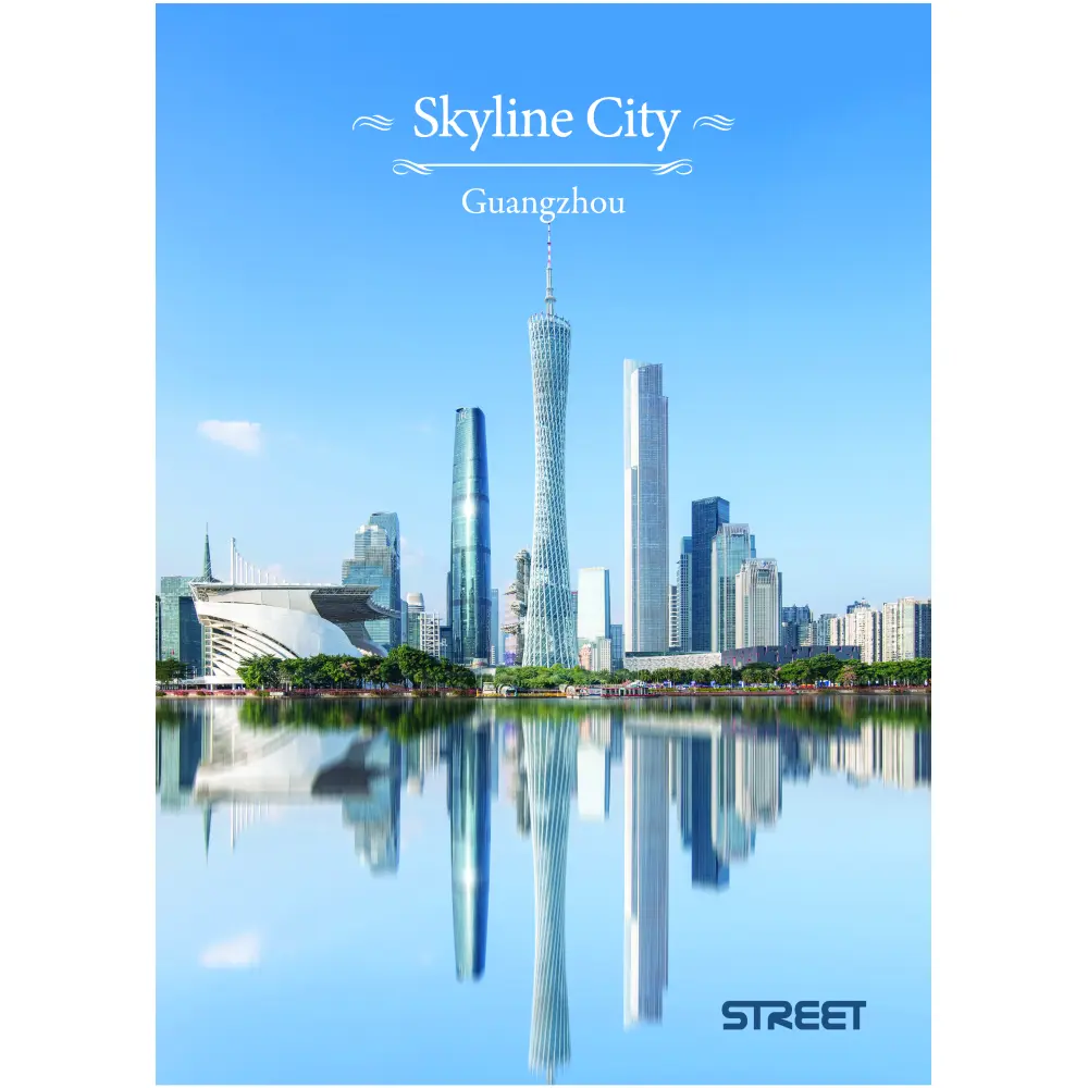 ZVEZEK STREET SKYLINE CITY A4/1R 54L