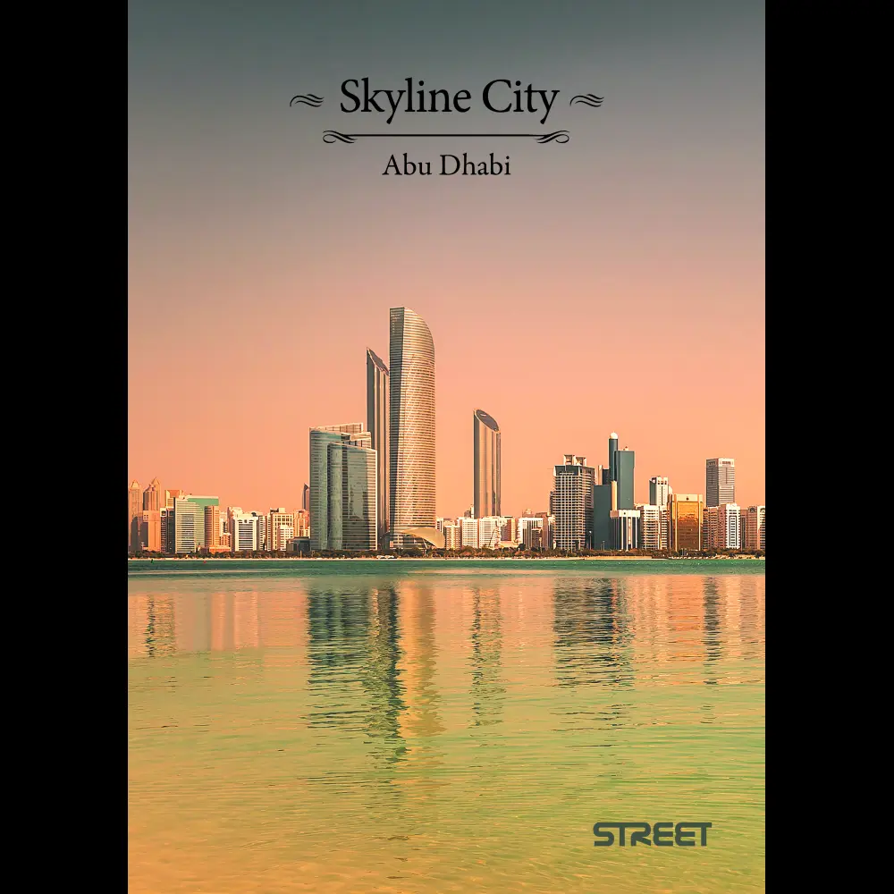 Zvezek Street Skyline A4 mali karo