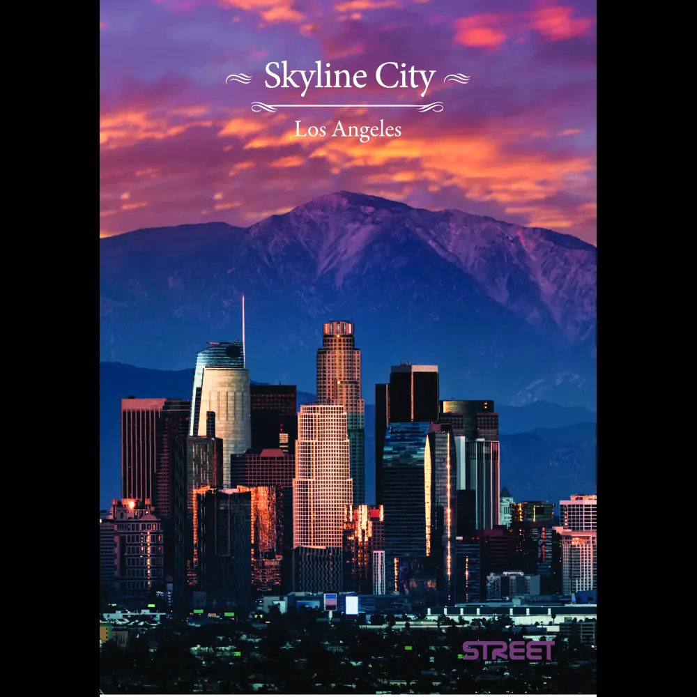 Zvezek Street Skyline A4 mali karo