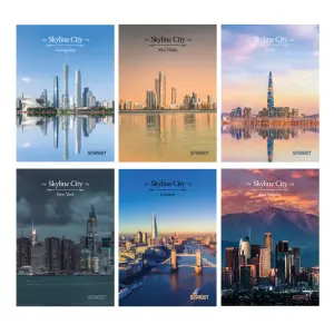 Zvezek Street Skyline A4 mali karo