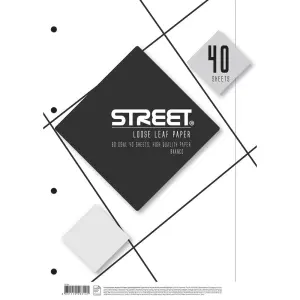 Vložni listi Street,A4 ,bianco,40 listov