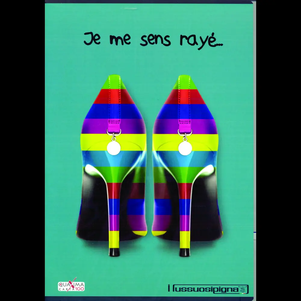 Zvezek Pigna Je me sens A4 mali karo