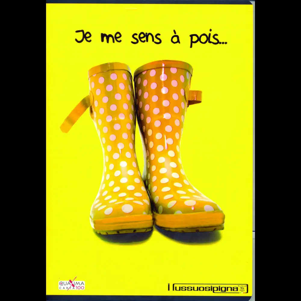 Zvezek Pigna Je me sens A4 mali karo