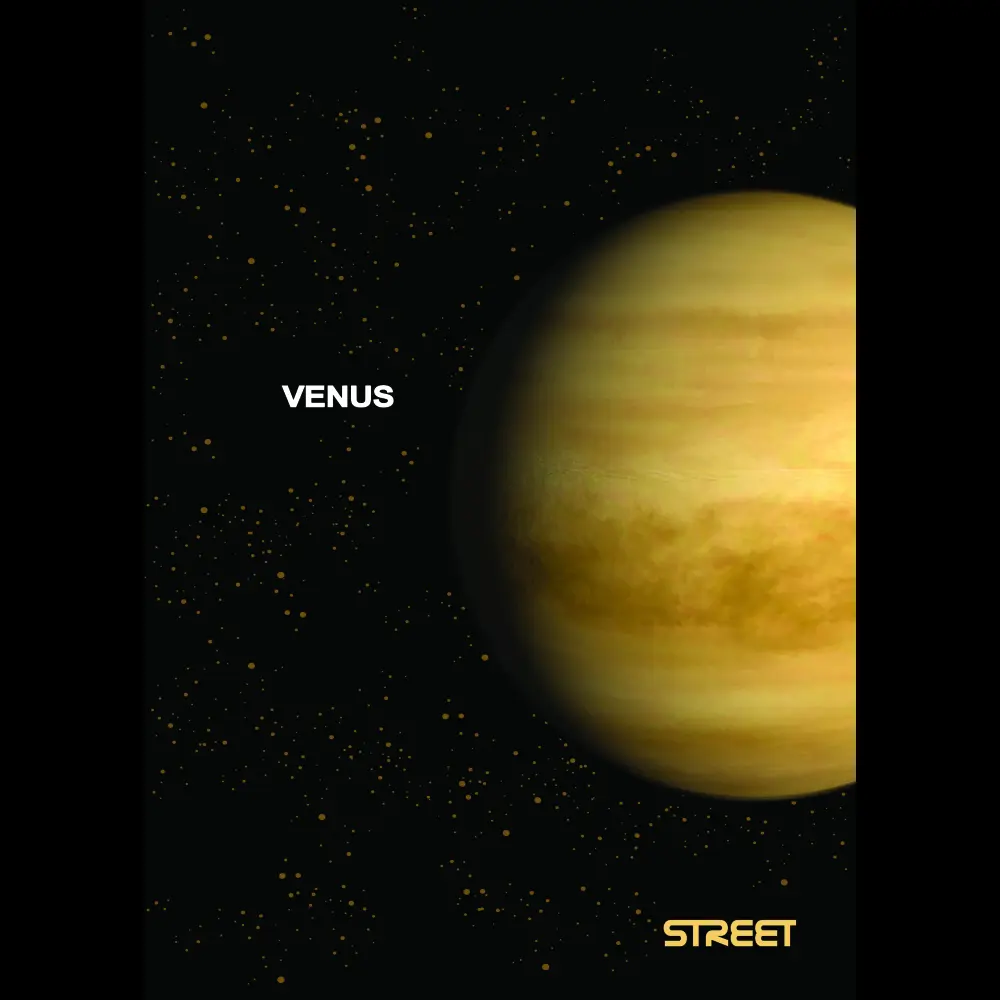 Zvezek Street Planets A4 brezčrtni