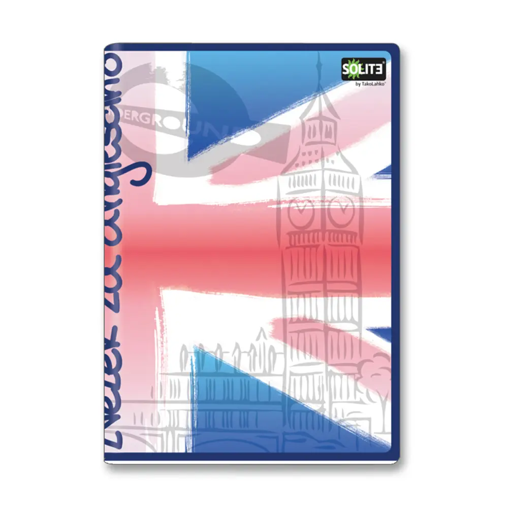 ZVEZEK TAKO LAHKO ANGLEŠČINA, 40L, črte