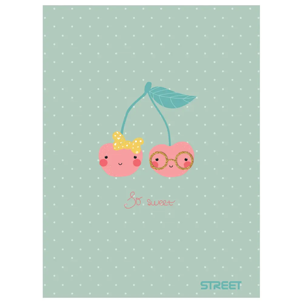 Zvezek Street Sweet A4 brezčrtni