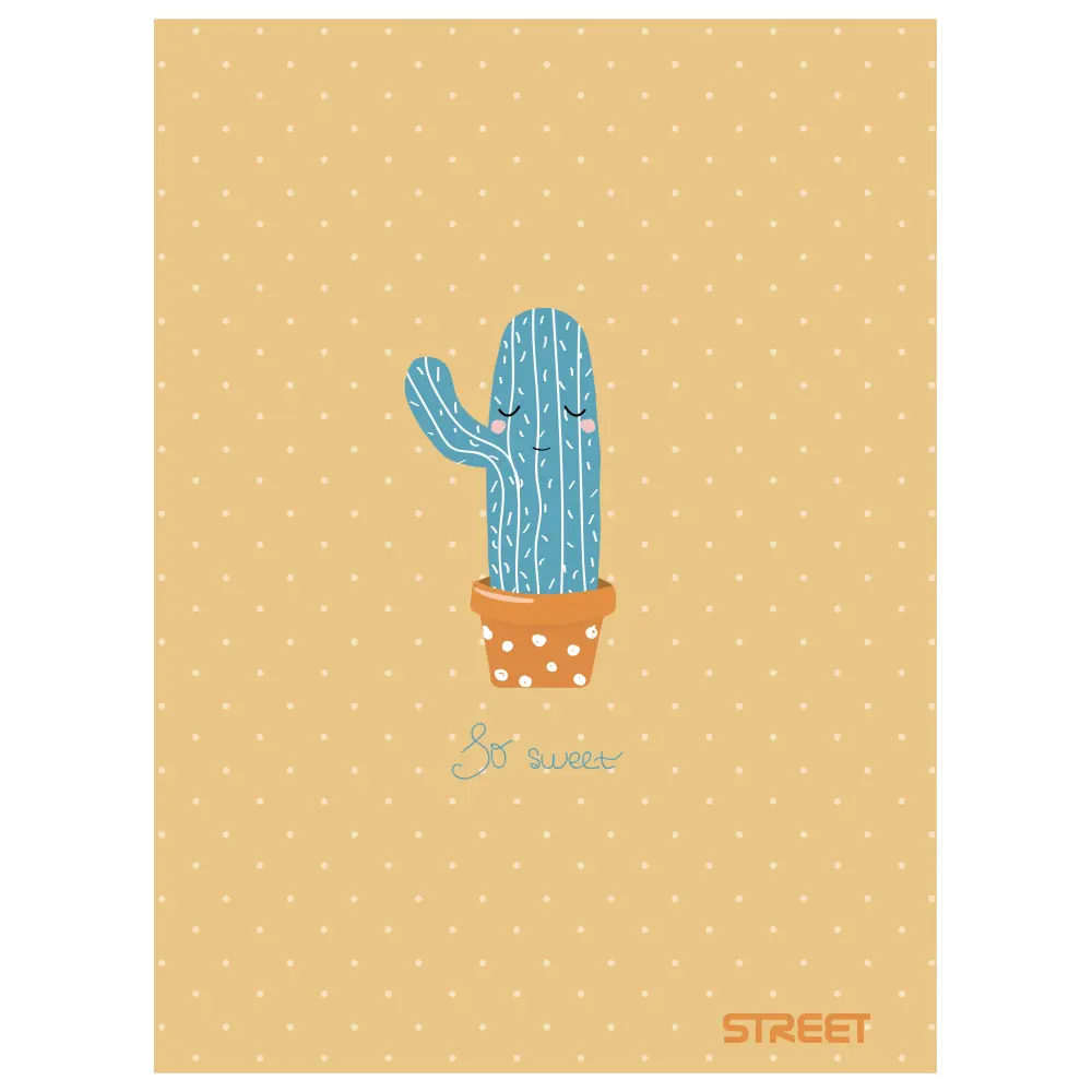 Zvezek Street Sweet A4 brezčrtni