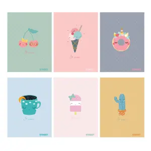 Zvezek Street Sweet A4 brezčrtni