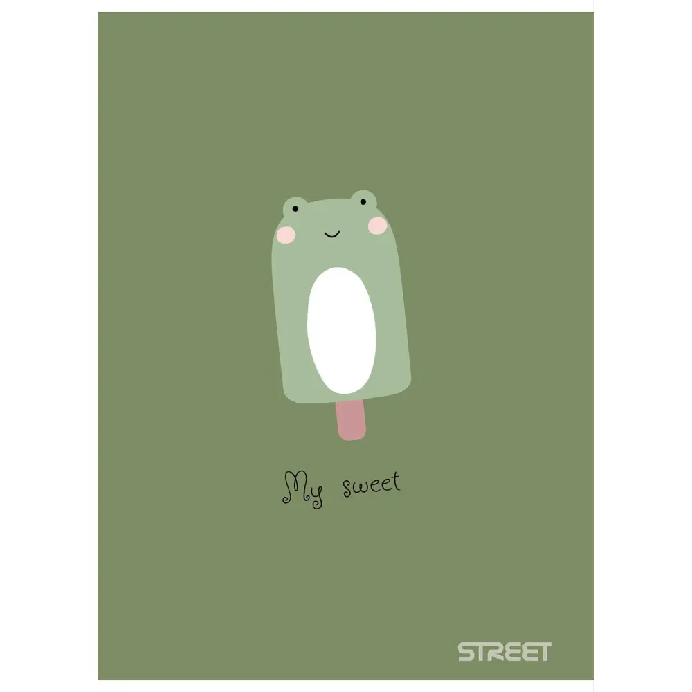 ZVEZEK STREET SWEET A5 BI 54L HQ.P.